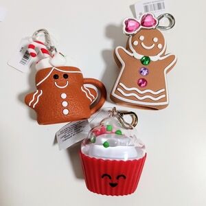 Bath & Body Works Pocket Bac Holders Holiday Christmas Gingerbread Bundle